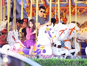 トム・クルーズ&スリ親子