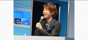 トーク中の川越達也