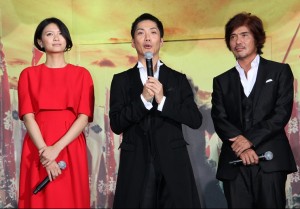 榮倉奈々、野村萬斎、佐藤浩市