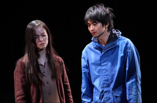 舞台「悼む人」最終舞台稽古2012/10/18、向井理、小西真奈美