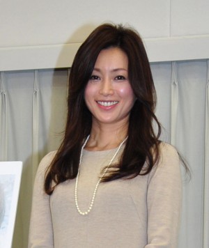 酒井法子 復帰会見の様子