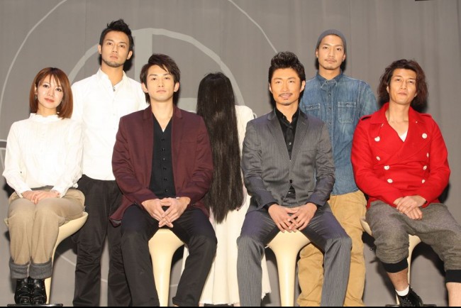 よく見ると、貞子が中央に…劇団EXILE公演「SADAKO-誕生悲話-」製作発表会