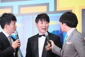 「R-1ぐらんぷり 2013」決勝進出者発表会見 雨上がり決死隊と桂三度