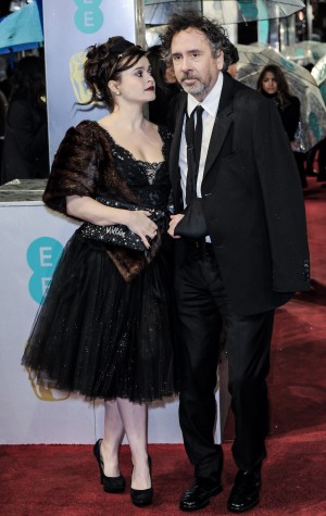 <2013英国アカデミー賞・レッドカーペット>ヘレナ・ボナム=カーター&ティム・バートン