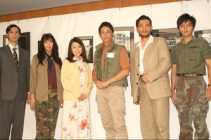 舞台「ホテル マジェスティック ~戦場カメラマン澤田教一 その人生と愛~」囲み取材
