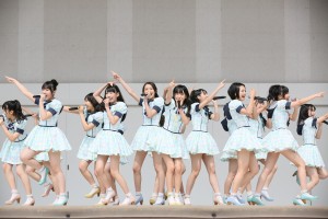 HKT48デビューイベントの模様(3月20日/東京・よみうりランドオープンシアターEAST)