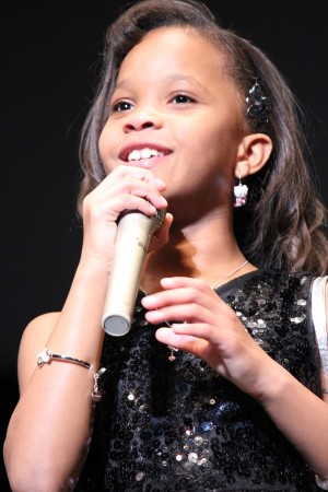 「ハッシュパピー ~バスタブ島の少女~」舞台挨拶に登壇したクヮヴェンジャネ・ウォレス