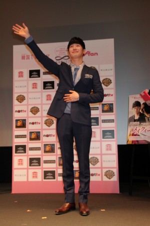 東京国際ドラマ祭に登場した、キム・ジェウォン