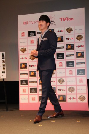 東京国際ドラマ祭に登場した、キム・ジェウォン