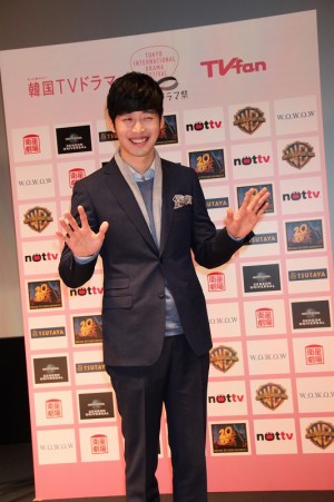 東京国際ドラマ祭に登場した、キム・ジェウォン