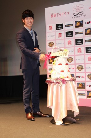 東京国際ドラマ祭に登場した、キム・ジェウォン