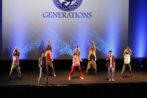GENERATIONS from EXILE TRIBE、ダンスパフォーマンスの様子
