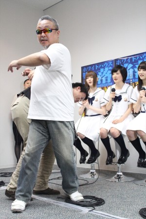 『エンド・オブ・ホワイトハウス』公開直前イベントに登場した乃木坂46の生駒里奈、松村沙友理、若月佑美、テレンス・リー