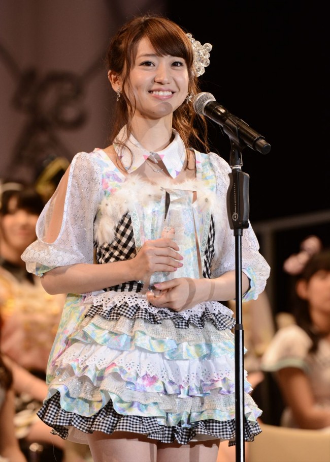 ＜第5回AKB48選抜総選挙＞開票イベントの模様　2位　大島優子（AKB48）136,503票