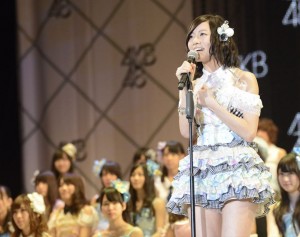 <第5回AKB48選抜総選挙>開票イベントの模様 6位 松井珠理奈(SKE48)77,170票