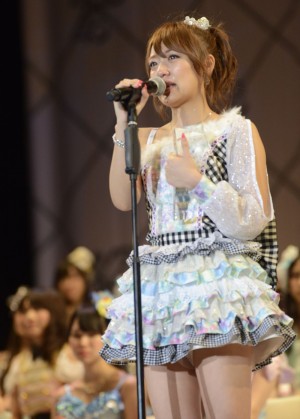 <第5回AKB48選抜総選挙>開票イベントの模様 8位 高橋みなみ(AKB48)68,681票