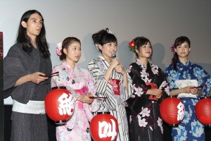 『絶叫学級』初日舞台挨拶