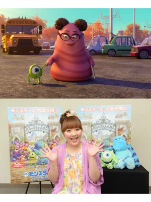 柳原可奈子、公開中『モンスターズ・ユニバーシティ』に声優として参加していた！