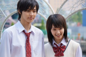 山崎賢人&剛力彩芽、『L・DK』クランクイン撮影風景