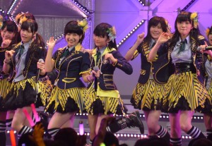 「TOKYO IDOL FESTIVAL 2013」に出演したHKT48
