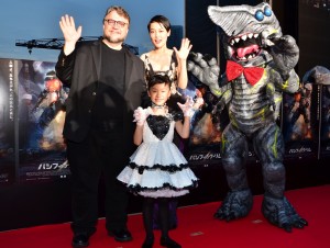 『パシフィック・リム』ジャパンプレミア レッドカーペット(ギレルモ・デル・トロ監督、菊地凛子、芦田愛菜)