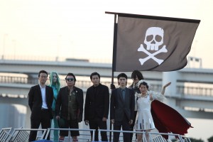 『キャプテンハーロック』監督&キャスト陣が松本零士プロデュースの旅客船「ホタルナ」に乗って登場!