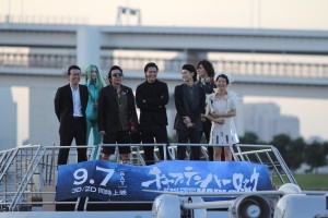『キャプテンハーロック』監督&キャスト陣が松本零士プロデュースの旅客船「ホタルナ」に乗って登場!
