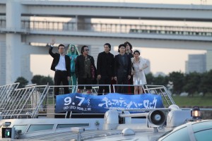 『キャプテンハーロック』監督&キャスト陣が松本零士プロデュースの旅客船「ホタルナ」に乗って登場!