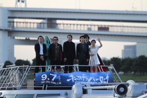 『キャプテンハーロック』監督&キャスト陣が松本零士プロデュースの旅客船「ホタルナ」に乗って登場!