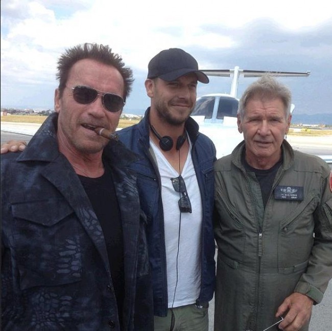 Arnold Schwarzenegger　アーノルド・シュワルツェネッガー　Harrison Ford　ハリソン・フォード　Patrick Hughes　パトリック・ヒューズ
