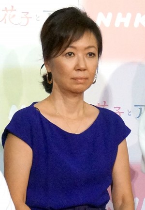 浅田美代子、NHK連続テレビ小説『花子とアン』出演者発表会見にて