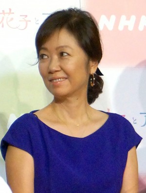 浅田美代子、NHK連続テレビ小説『花子とアン』出演者発表会見にて