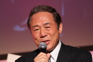 小林稔侍、『特捜最前線2013~7頭の警察犬』製作発表記者会見にて
