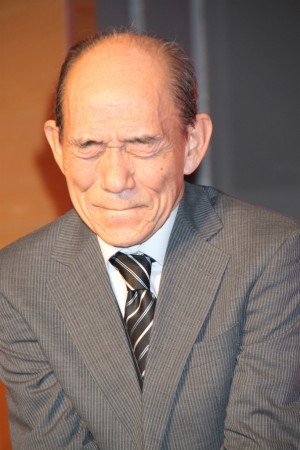 笹野高史、『特捜最前線2013~7頭の警察犬』製作発表記者会見にて