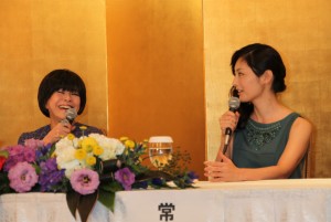 常盤貴子、北川悦吏子、『月に祈るピエロ』製作発表記者会見にて