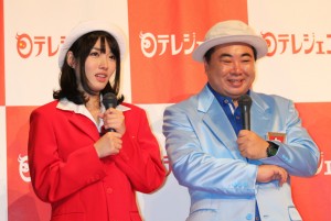 「日テレジェニック2013」最終結果発表に登場した、今野杏南とドランクドラゴンの塚地武雅
