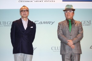 「CLUB GENT Supported by TOYOTA CAMRY」発足記念イベントに登場した山田五郎とドン小西