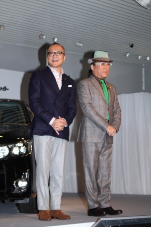 「CLUB GENT Supported by TOYOTA CAMRY」発足記念イベントに登場した山田五郎とドン小西