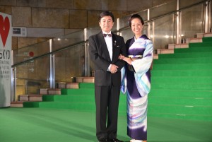 笠井信輔、服部真湖(グリーンカーペット)