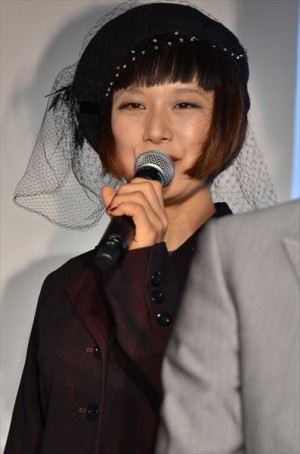 毬谷友子、昼ドラマ『天国の恋』制作発表会見にて