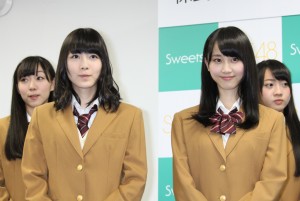 松井珠理奈、松井玲奈、SKE48×ファミリーマート「Sweets+宣伝部員 就任式」にて