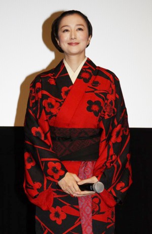 第26回東京国際映画祭クロージング作品『清須会議』の舞台挨拶に出席した鈴木京香