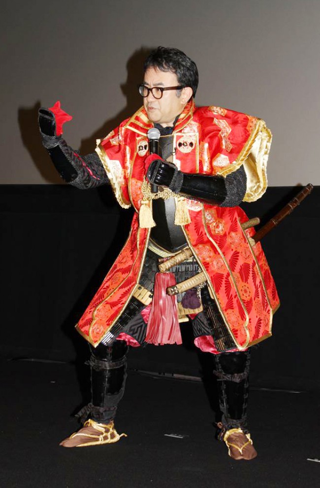 第26回東京国際映画祭クロージング作品『清須会議』の舞台挨拶に出席した