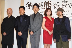 舞台『冬眠する熊に添い寝してごらん』製作発表にて