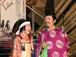 成海璃子、生瀬勝久、舞台『鉈切り丸』囲み取材の様子