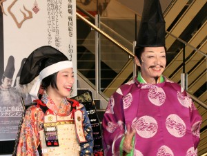 成海璃子、生瀬勝久、舞台『鉈切り丸』囲み取材の様子