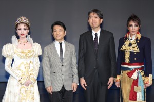 宝塚歌劇団星組公演『眠らない男・ナポレオン‐愛と栄光の涯(はて)に‐』製作発表会見にて
