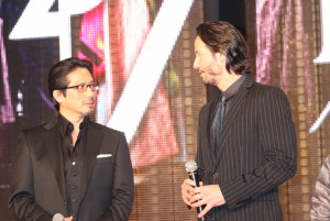 真田広之、キアヌ・リーヴス、『47RONIN』ワールドプレミアにて