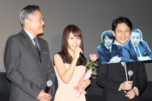 竜雷太・有村架純・岡田浩暉、映画『劇場版 SPEC~結(クローズ)~ 爻(コウ)ノ篇』初日舞台挨拶に登場