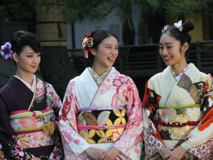 2014年オスカープロモーション晴れ着撮影会にて